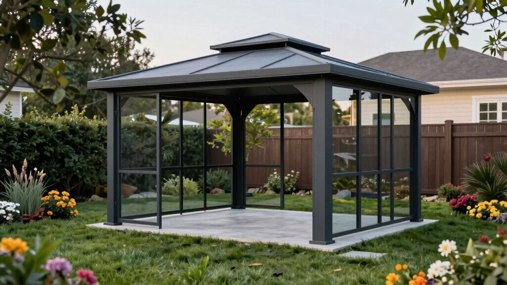 gazebo material size style