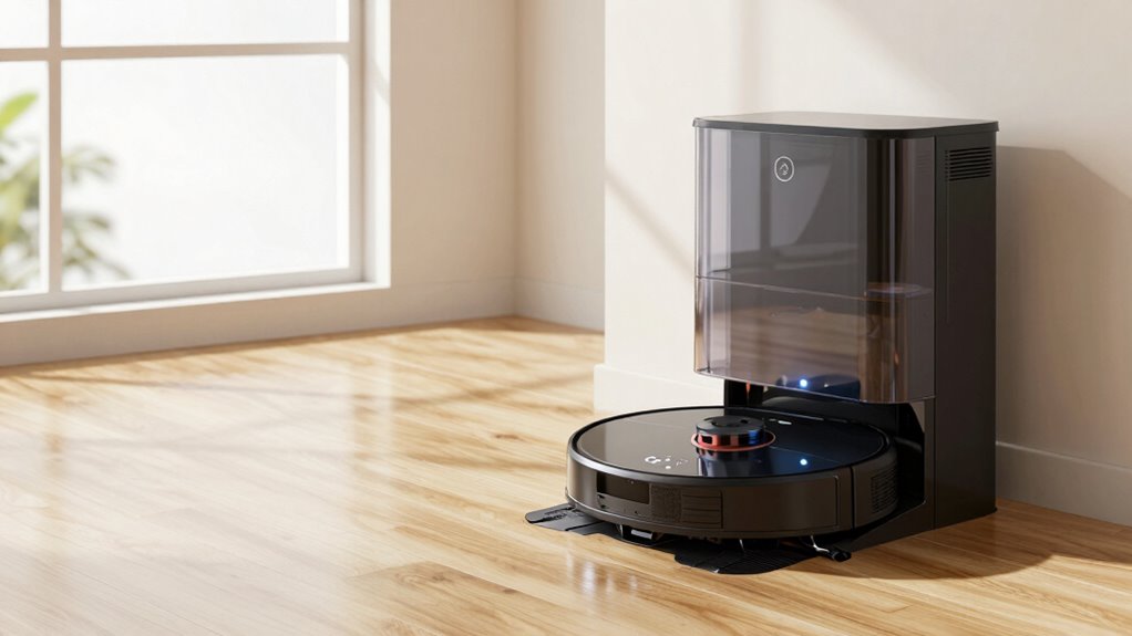 key self emptying features