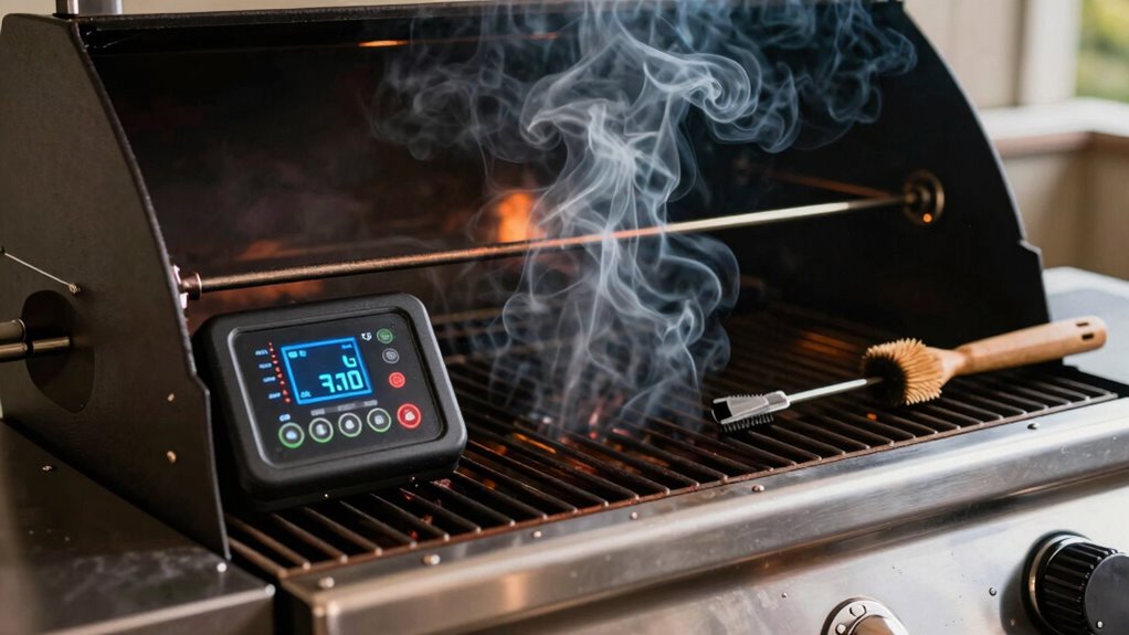 maintain consistent grill temperature