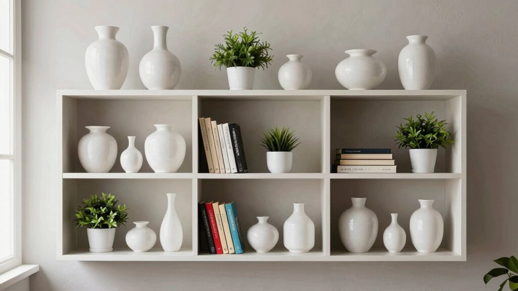 maintain organized stylish shelves