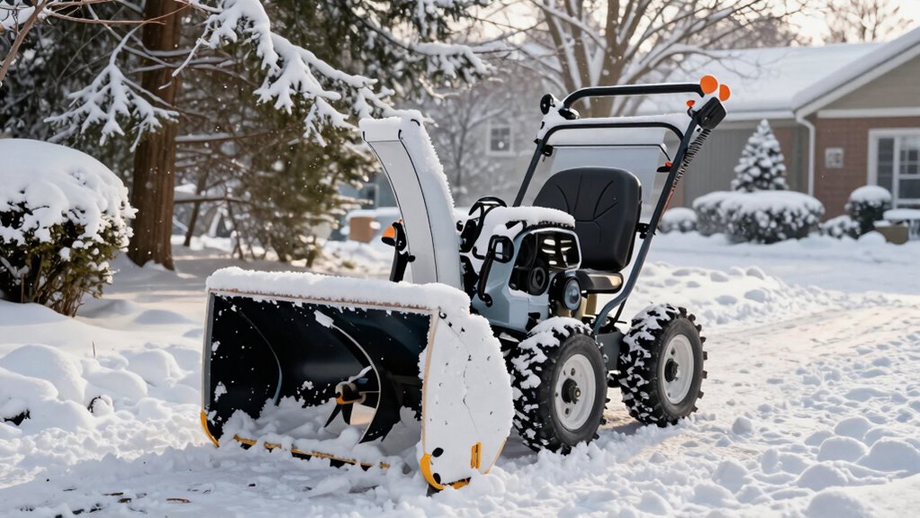 maintain snow blower properly