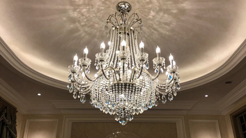 match chandelier to ceiling