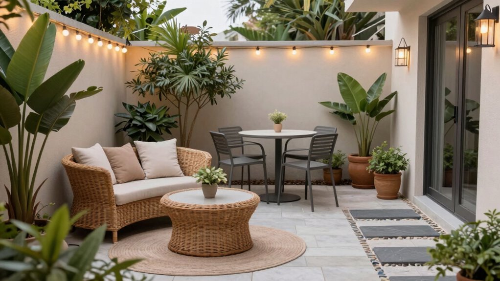 maximize small patio functionality