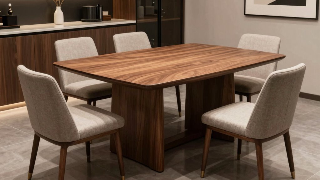 minimum dining space clearance