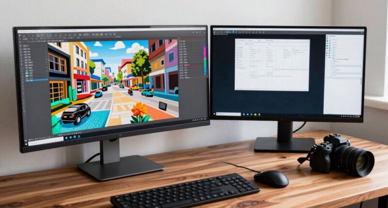 monitor configurations for focus