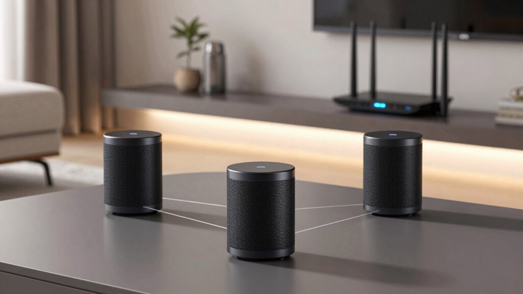 multiple interconnected wireless nodes