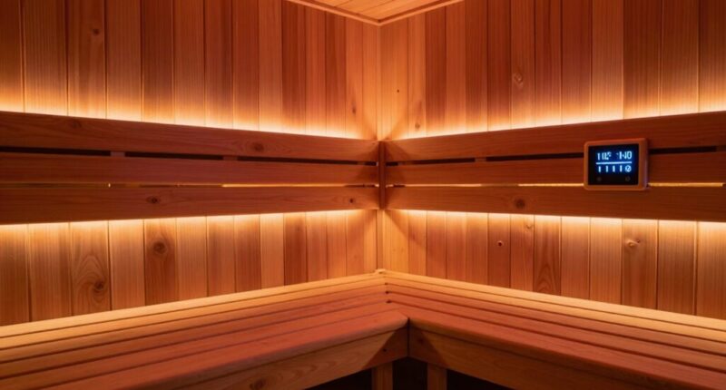 optimal infrared sauna temperature