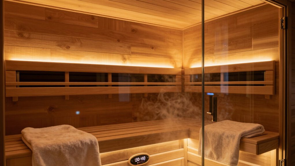 optimal sauna temperature range