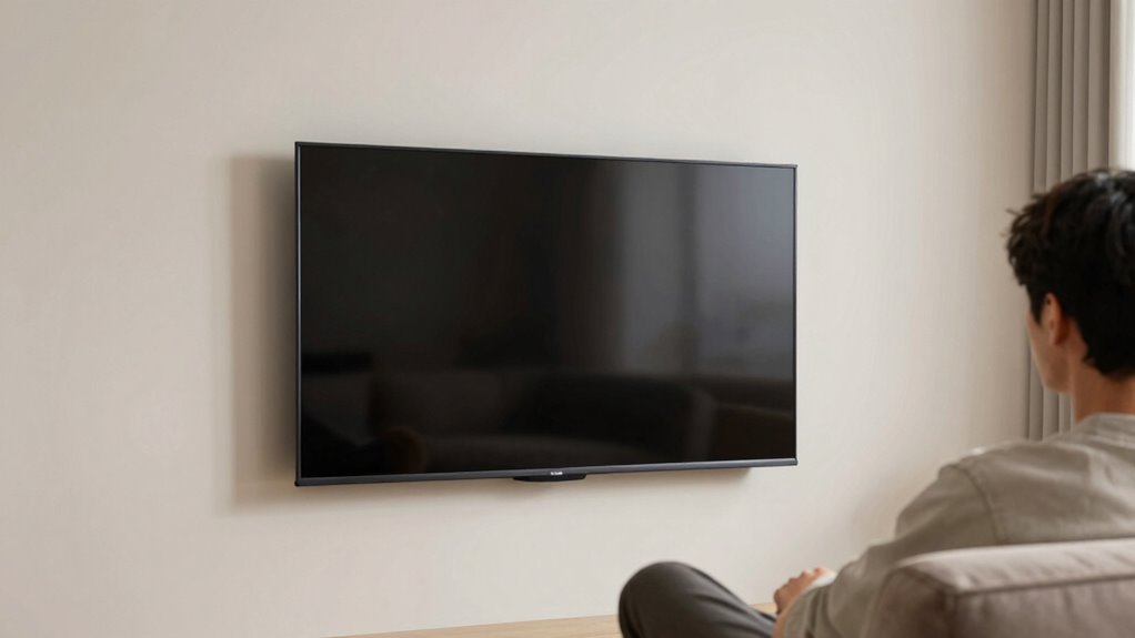 optimal tv mounting height