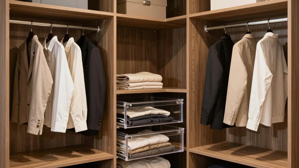 optimized closet storage design