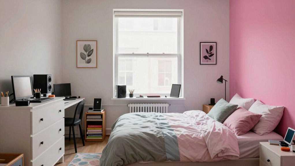 organized tranquil sleep environment