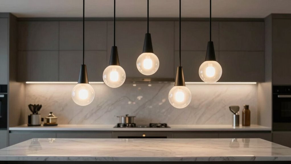 pendant shape influences spacing