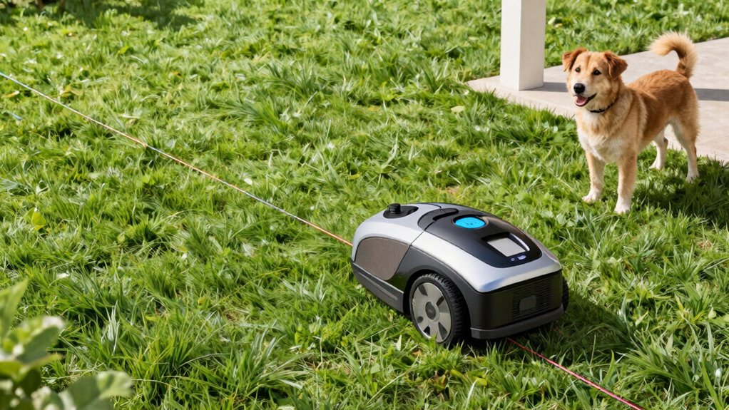 pet safety during mowing