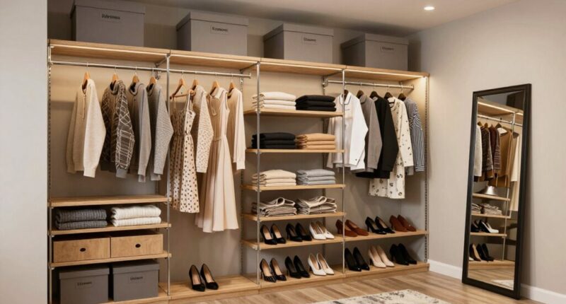 plan closet storage first