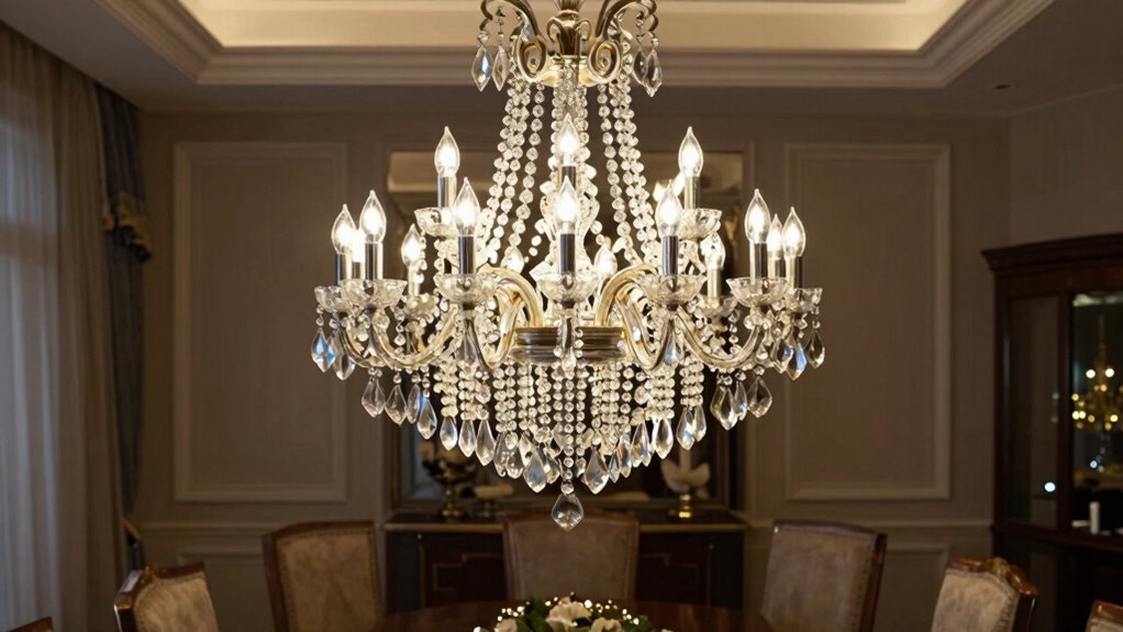 proper chandelier size selection