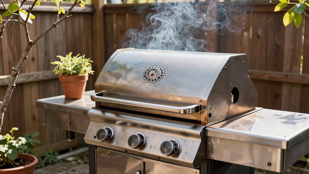 proper outdoor cooking placement