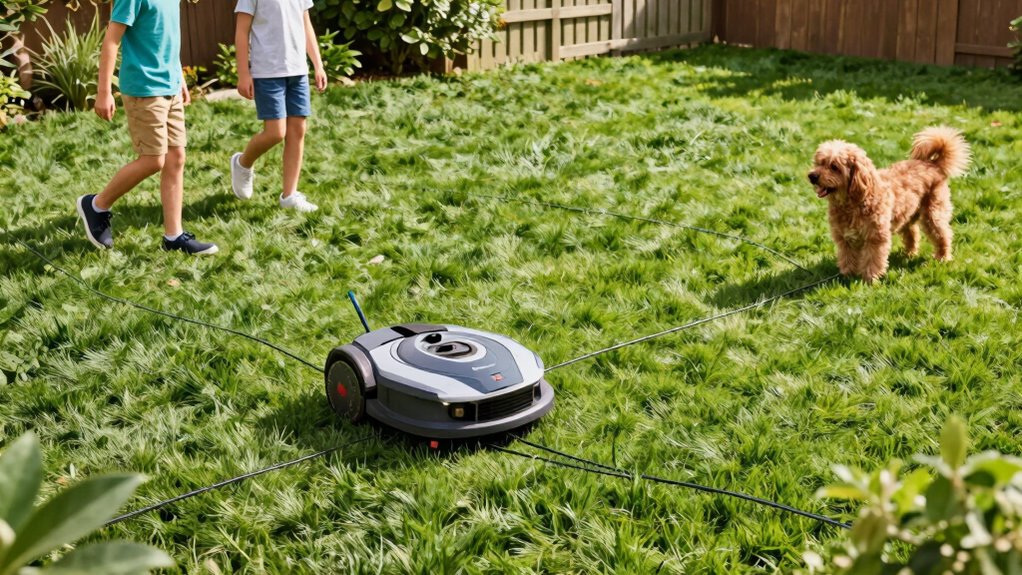 robotic mower safety features