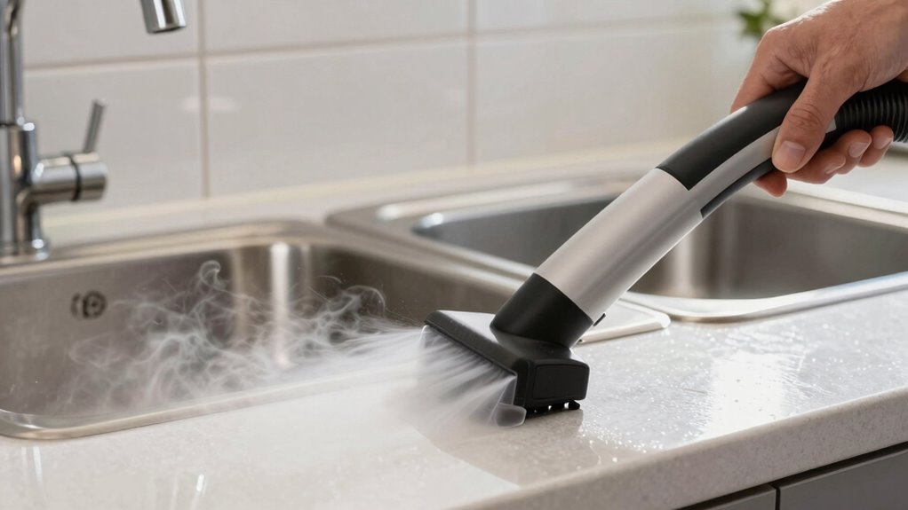 safe hard surface steam cleaning