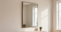 small space mirror placement