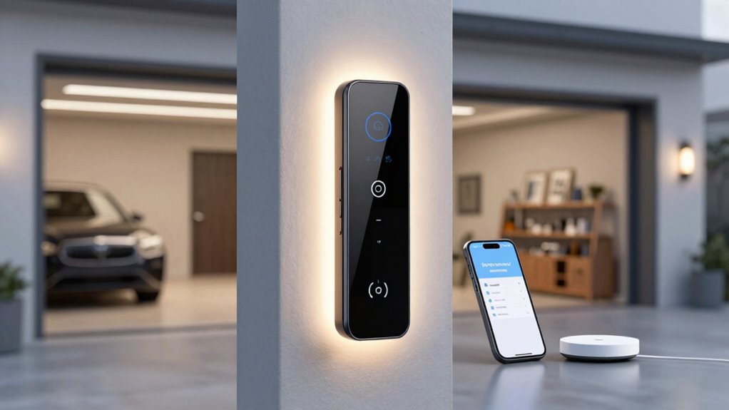 smart garage opener features