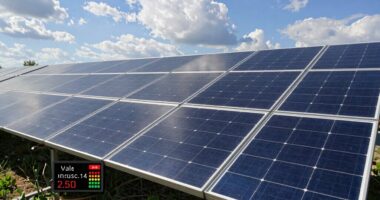 solar panel power output