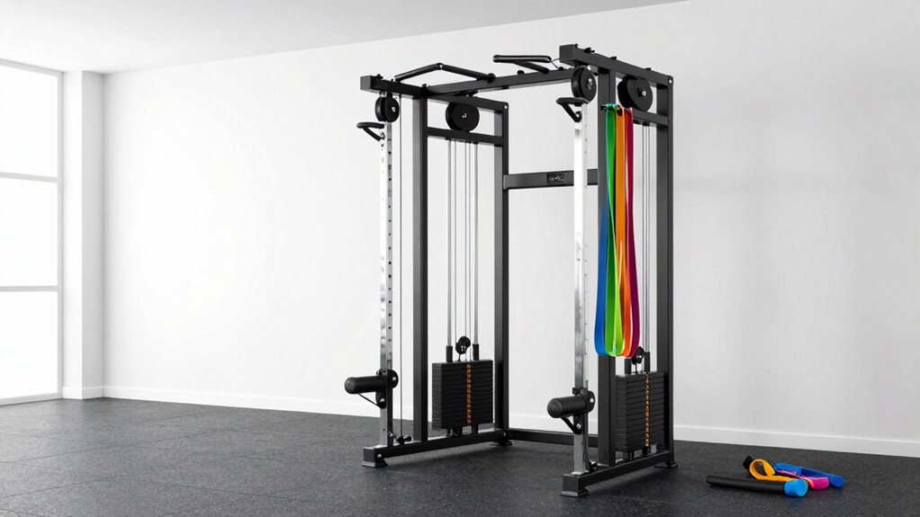 space efficient adjustable versatile machine