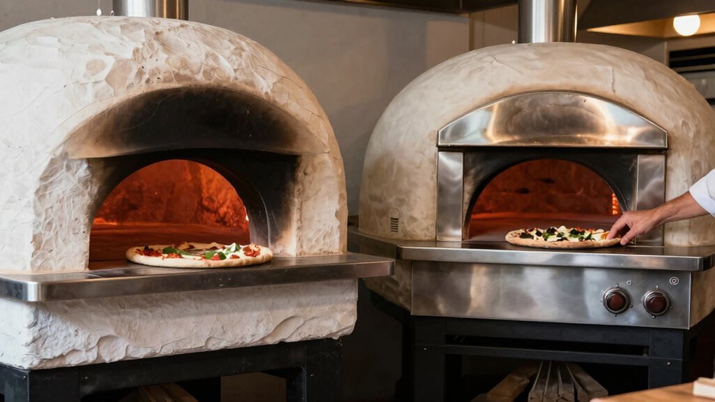 stone heats slowly steel heats quickly