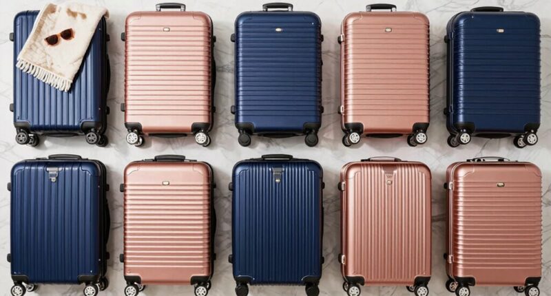 stylish durable travel luggage