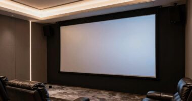 top 120 inch motorized screens