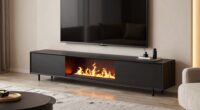 top 75 inch tv fireplace stands