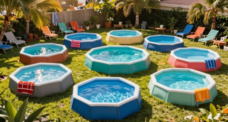 top above ground pools