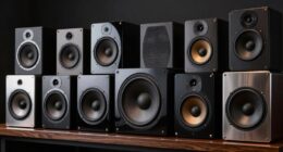 top center channel speakers