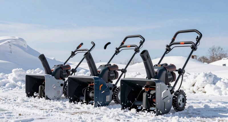 top cordless two stage snow blowers