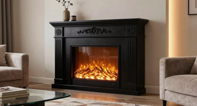 top electric fireplace mantel options