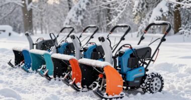 top electric snow blowers