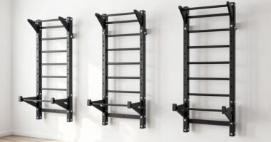 top folding wall squat racks