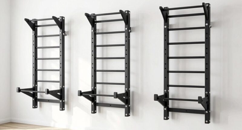 top folding wall squat racks