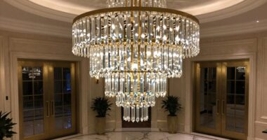 top foyer crystal chandeliers