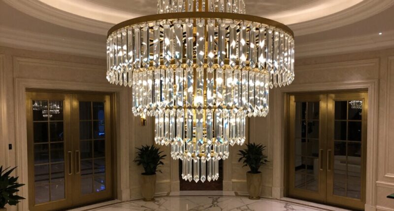 top foyer crystal chandeliers