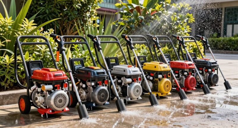 top gas pressure washers