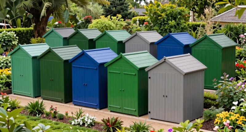 top large resin garden sheds