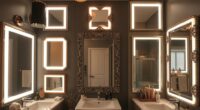 top led vanity mirrors