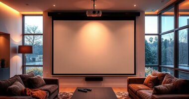 top motorized screens 2026