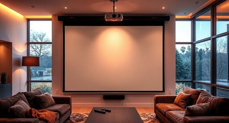 top motorized screens 2026