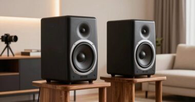 top premium powered bookshelf speakers