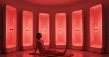 top red light panels