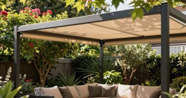 top retractable canopy pergolas