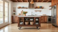 top storage kitchen carts