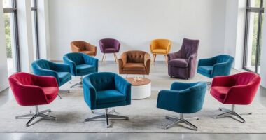 top swivel accent chairs