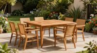 top teak outdoor dining sets